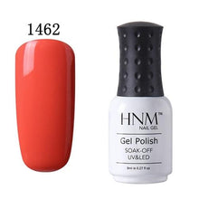 Load image into Gallery viewer, HNM 8ml UV Gel Nail Polish Soak Off Gel Polish 58 Colors GelLak Hybrid Varnish Semi Permanent Gelpolish Lucky Enamel Gel ink