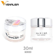 Load image into Gallery viewer, Venalisa 15ml nail art french nail DIY gum poly gel clear natural camouflage color fibreglass hard jelly builder nail extend gel