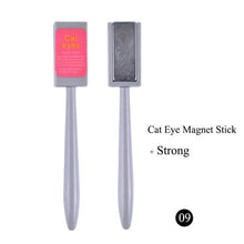 Load image into Gallery viewer, Full beauty Double-end Cat Eye Magnet Stick 3D Magic Effect Gel Polish Varnish Line Stripe Charms Nail Magnetic Tools CH537-1