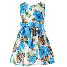 Load image into Gallery viewer, Floral Cotton Children Toddler Girls Dress Beach Summer 2017;Casual Glower Princess Teenage Kids Dress Girl bebe Vestido Party