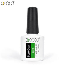 Load image into Gallery viewer, GDCOCO 8ml UV LED Soak off Base Coat Gel Enhancer Varnish Nail Gel Polish CANNI Matte Top Coat Nowipe Top Coat Reinforce Gel