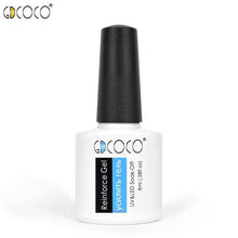 Load image into Gallery viewer, GDCOCO 8ml UV LED Soak off Base Coat Gel Enhancer Varnish Nail Gel Polish CANNI Matte Top Coat Nowipe Top Coat Reinforce Gel
