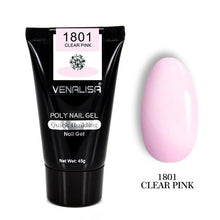 Load image into Gallery viewer, Venalisa nail art transparent clear camouflage color fibre glass hard jelly quick building nail extend gum acrylic poly gel