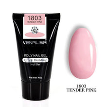 Load image into Gallery viewer, Venalisa nail art transparent clear camouflage color fibre glass hard jelly quick building nail extend gum acrylic poly gel
