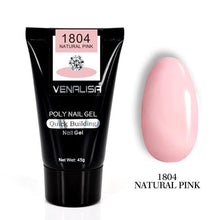 Load image into Gallery viewer, Venalisa nail art transparent clear camouflage color fibre glass hard jelly quick building nail extend gum acrylic poly gel
