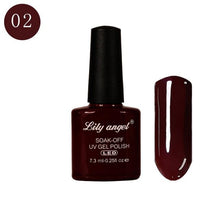 Load image into Gallery viewer, LILY ANGEL Nail Art Design Manicure 110 Color 7.3Ml Soak Off Enamel 2018 New Gel Polish LED UV Gel Nail Polish Lacquer 1-38