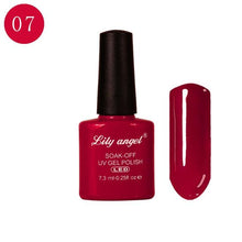 Load image into Gallery viewer, LILY ANGEL Nail Art Design Manicure 110 Color 7.3Ml Soak Off Enamel 2018 New Gel Polish LED UV Gel Nail Polish Lacquer 1-38