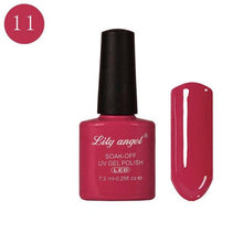Load image into Gallery viewer, LILY ANGEL Nail Art Design Manicure 110 Color 7.3Ml Soak Off Enamel 2018 New Gel Polish LED UV Gel Nail Polish Lacquer 1-38
