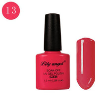 Load image into Gallery viewer, LILY ANGEL Nail Art Design Manicure 110 Color 7.3Ml Soak Off Enamel 2018 New Gel Polish LED UV Gel Nail Polish Lacquer 1-38