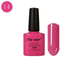 Load image into Gallery viewer, LILY ANGEL Nail Art Design Manicure 110 Color 7.3Ml Soak Off Enamel 2018 New Gel Polish LED UV Gel Nail Polish Lacquer 1-38