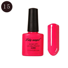 Load image into Gallery viewer, LILY ANGEL Nail Art Design Manicure 110 Color 7.3Ml Soak Off Enamel 2018 New Gel Polish LED UV Gel Nail Polish Lacquer 1-38