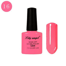 Load image into Gallery viewer, LILY ANGEL Nail Art Design Manicure 110 Color 7.3Ml Soak Off Enamel 2018 New Gel Polish LED UV Gel Nail Polish Lacquer 1-38