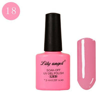 Load image into Gallery viewer, LILY ANGEL Nail Art Design Manicure 110 Color 7.3Ml Soak Off Enamel 2018 New Gel Polish LED UV Gel Nail Polish Lacquer 1-38