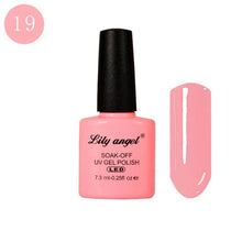 Load image into Gallery viewer, LILY ANGEL Nail Art Design Manicure 110 Color 7.3Ml Soak Off Enamel 2018 New Gel Polish LED UV Gel Nail Polish Lacquer 1-38