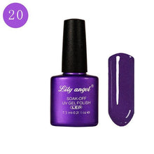 Load image into Gallery viewer, LILY ANGEL Nail Art Design Manicure 110 Color 7.3Ml Soak Off Enamel 2018 New Gel Polish LED UV Gel Nail Polish Lacquer 1-38