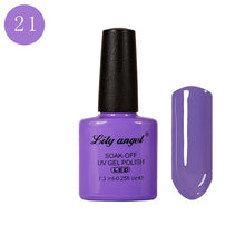 Load image into Gallery viewer, LILY ANGEL Nail Art Design Manicure 110 Color 7.3Ml Soak Off Enamel 2018 New Gel Polish LED UV Gel Nail Polish Lacquer 1-38