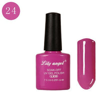 Load image into Gallery viewer, LILY ANGEL Nail Art Design Manicure 110 Color 7.3Ml Soak Off Enamel 2018 New Gel Polish LED UV Gel Nail Polish Lacquer 1-38