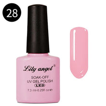 Load image into Gallery viewer, LILY ANGEL Nail Art Design Manicure 110 Color 7.3Ml Soak Off Enamel 2018 New Gel Polish LED UV Gel Nail Polish Lacquer 1-38