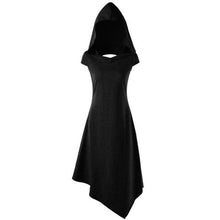 Load image into Gallery viewer, KANCOOLD dress Novelty fashion Women Summer Casual Asymmetrical Dress Hollow Out Hooded Cut Out Midi dress women 2018jul20