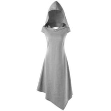 Load image into Gallery viewer, KANCOOLD dress Novelty fashion Women Summer Casual Asymmetrical Dress Hollow Out Hooded Cut Out Midi dress women 2018jul20