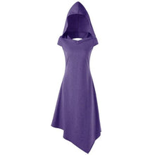 Load image into Gallery viewer, KANCOOLD dress Novelty fashion Women Summer Casual Asymmetrical Dress Hollow Out Hooded Cut Out Midi dress women 2018jul20
