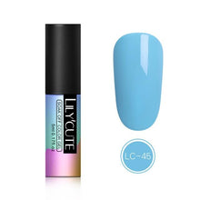 Load image into Gallery viewer, LILYCUTE Grey Color Nail Gel Polish 90 Colors Soak off UV LED Gel Nail Polish Lacquer Vernis Gel Nail Art Long Lasting 5ml