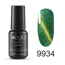 Load image into Gallery viewer, Inagla 8ML Cat Eye Series Long-lasting Gel Nail Polish Lacquer Manicure Soak Off Enamel UV Nail Polish Any1 Nail Art Design