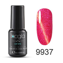 Load image into Gallery viewer, Inagla 8ML Cat Eye Series Long-lasting Gel Nail Polish Lacquer Manicure Soak Off Enamel UV Nail Polish Any1 Nail Art Design
