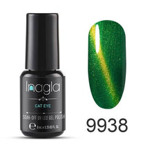Load image into Gallery viewer, Inagla 8ML Cat Eye Series Long-lasting Gel Nail Polish Lacquer Manicure Soak Off Enamel UV Nail Polish Any1 Nail Art Design