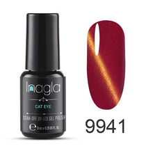 Load image into Gallery viewer, Inagla 8ML Cat Eye Series Long-lasting Gel Nail Polish Lacquer Manicure Soak Off Enamel UV Nail Polish Any1 Nail Art Design