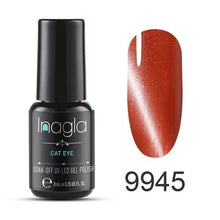 Load image into Gallery viewer, Inagla 8ML Cat Eye Series Long-lasting Gel Nail Polish Lacquer Manicure Soak Off Enamel UV Nail Polish Any1 Nail Art Design