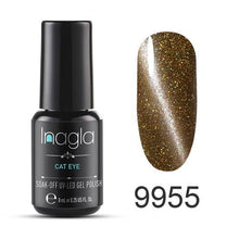Load image into Gallery viewer, Inagla 8ML Cat Eye Series Long-lasting Gel Nail Polish Lacquer Manicure Soak Off Enamel UV Nail Polish Any1 Nail Art Design