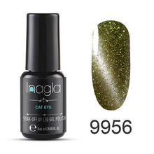 Load image into Gallery viewer, Inagla 8ML Cat Eye Series Long-lasting Gel Nail Polish Lacquer Manicure Soak Off Enamel UV Nail Polish Any1 Nail Art Design