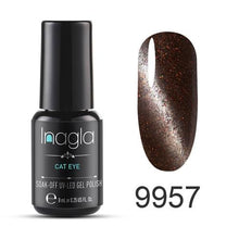 Load image into Gallery viewer, Inagla 8ML Cat Eye Series Long-lasting Gel Nail Polish Lacquer Manicure Soak Off Enamel UV Nail Polish Any1 Nail Art Design