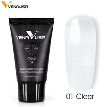 Load image into Gallery viewer, Venalisa nail art transparent clear camouflage color fibre glass hard jelly quick building nail extend gum acrylic poly gel