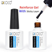 Load image into Gallery viewer, GDCOCO 8ml UV LED Soak off Base Coat Gel Enhancer Varnish Nail Gel Polish CANNI Matte Top Coat Nowipe Top Coat Reinforce Gel