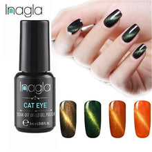 Load image into Gallery viewer, Inagla 8ML Cat Eye Series Long-lasting Gel Nail Polish Lacquer Manicure Soak Off Enamel UV Nail Polish Any1 Nail Art Design