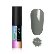 Load image into Gallery viewer, LILYCUTE 90 Colors 5ML Soak Off UV Gel Polish Pure Color Nail Gel Grey Nude Series Long Lasting Gel Nail Art Varnish Manicure