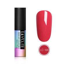 Load image into Gallery viewer, LILYCUTE 90 Colors 5ML Soak Off UV Gel Polish Pure Color Nail Gel Grey Nude Series Long Lasting Gel Nail Art Varnish Manicure