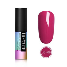 Load image into Gallery viewer, LILYCUTE 90 Colors 5ML Soak Off UV Gel Polish Pure Color Nail Gel Grey Nude Series Long Lasting Gel Nail Art Varnish Manicure