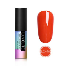 Load image into Gallery viewer, LILYCUTE 90 Colors 5ML Soak Off UV Gel Polish Pure Color Nail Gel Grey Nude Series Long Lasting Gel Nail Art Varnish Manicure