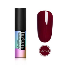 Load image into Gallery viewer, LILYCUTE 90 Colors 5ML Soak Off UV Gel Polish Pure Color Nail Gel Grey Nude Series Long Lasting Gel Nail Art Varnish Manicure