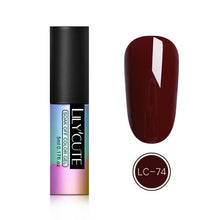 Load image into Gallery viewer, LILYCUTE 90 Colors 5ML Soak Off UV Gel Polish Pure Color Nail Gel Grey Nude Series Long Lasting Gel Nail Art Varnish Manicure