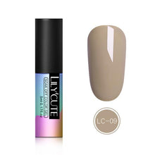 Load image into Gallery viewer, LILYCUTE 5ML Pink Nude Soak Off UV Gel Polish Purple Black White Nail Gel Long Lasting Pure Color Gel Nail Varnish Manicure