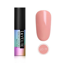 Load image into Gallery viewer, LILYCUTE 5ML Pink Nude Soak Off UV Gel Polish Purple Black White Nail Gel Long Lasting Pure Color Gel Nail Varnish Manicure