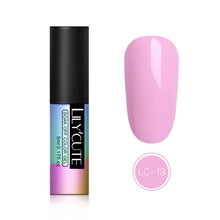 Load image into Gallery viewer, LILYCUTE 5ML Pink Nude Soak Off UV Gel Polish Purple Black White Nail Gel Long Lasting Pure Color Gel Nail Varnish Manicure