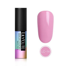 Load image into Gallery viewer, LILYCUTE 5ML Pink Nude Soak Off UV Gel Polish Purple Black White Nail Gel Long Lasting Pure Color Gel Nail Varnish Manicure