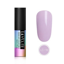 Load image into Gallery viewer, LILYCUTE 5ML Pink Nude Soak Off UV Gel Polish Purple Black White Nail Gel Long Lasting Pure Color Gel Nail Varnish Manicure