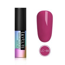 Load image into Gallery viewer, LILYCUTE 5ML Pink Nude Soak Off UV Gel Polish Purple Black White Nail Gel Long Lasting Pure Color Gel Nail Varnish Manicure