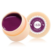 Load image into Gallery viewer, VENALISA Starry Painting Gel 180 Colors 5ml CANNI Pure Color Varnish Nail Art Salon Soak Off UV LED Nail Art Design Drawing Gel